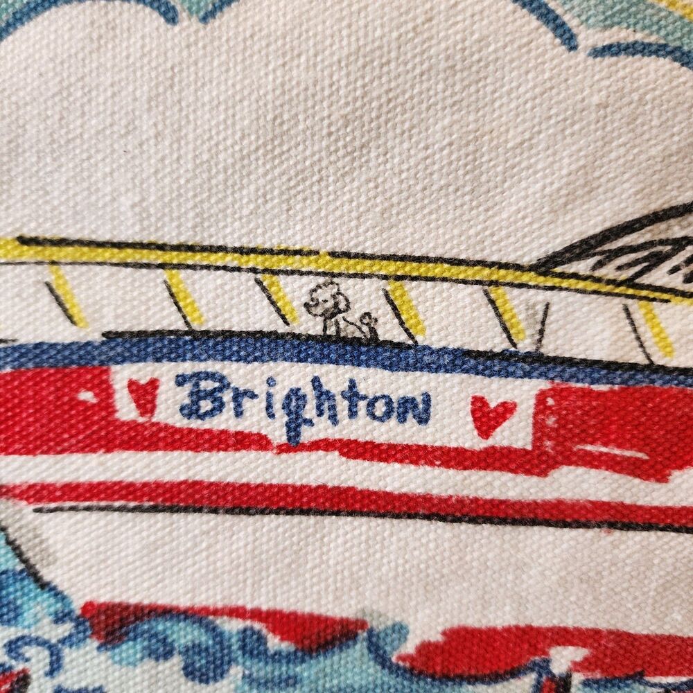 Brighton All a Chic Ahoy Yacht Needs Tote Beach American Market Canvas Bag - Picture 7 of 12